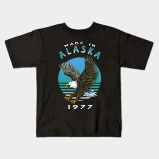 Flying Eagle - Made In Alaska 1977 Birthday Kids T-Shirt